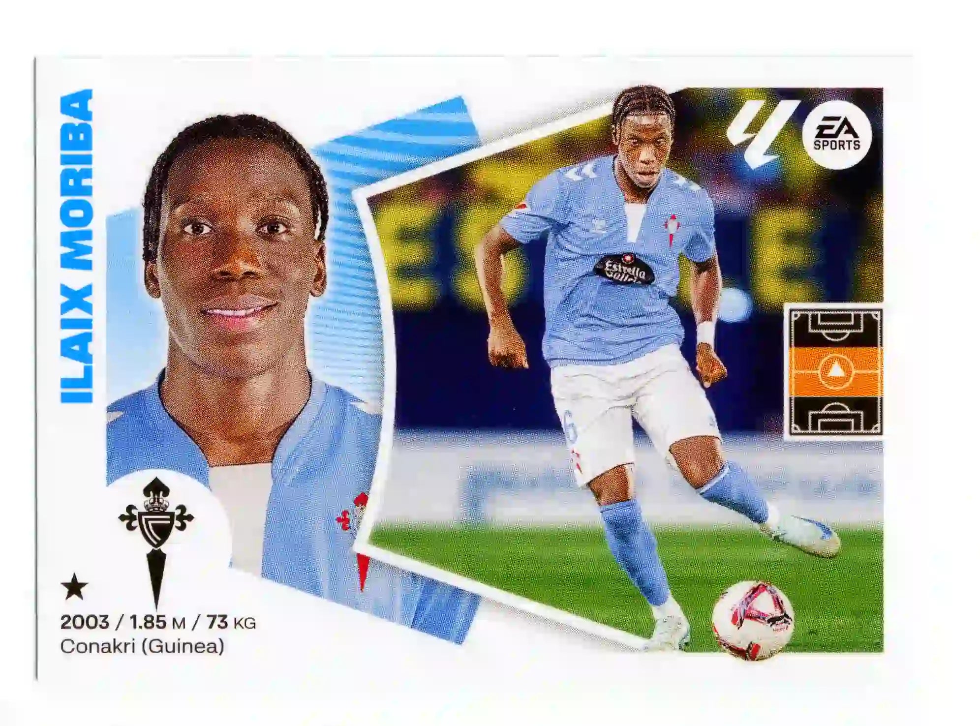Liga Este-2024-25-Panini-Cromo Trading Card Fútbol- Ilaix Moriba -Celta-13 Bis-Básico