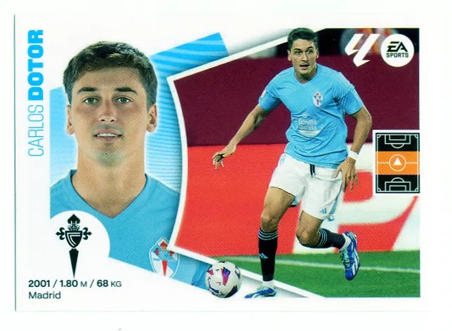 Liga Este-2024-25-Panini-Cromo Trading Card Fútbol- Dotor-Celta-15A-Básico
