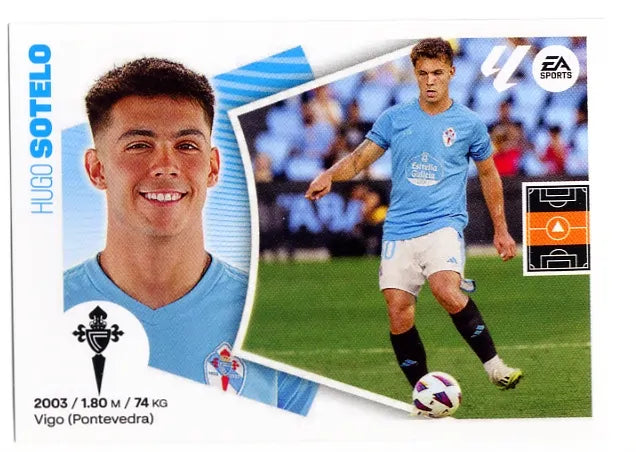 Liga Este-2024-25-Panini-Cromo Trading Card Fútbol- Sotelo-Celta-15B-Básico