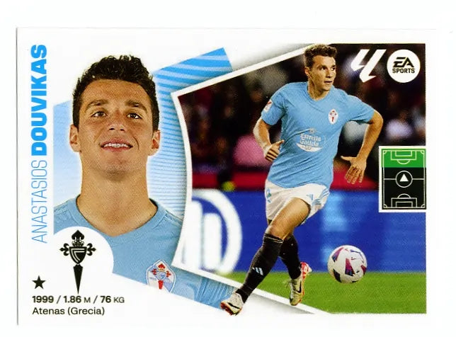 Liga Este-2024-25-Panini-Cromo Trading Card Fútbol- Douvilkas-Celta-17-Básico