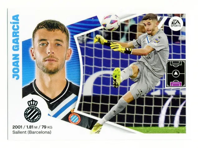 Liga Este-2024-25-Panini-Cromo Trading Card Fútbol- Joan García-Espanyol-3-Básico