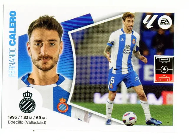Liga Este-2024-25-Panini-Cromo Trading Card Fútbol- Calero-Espanyol-6-Básico