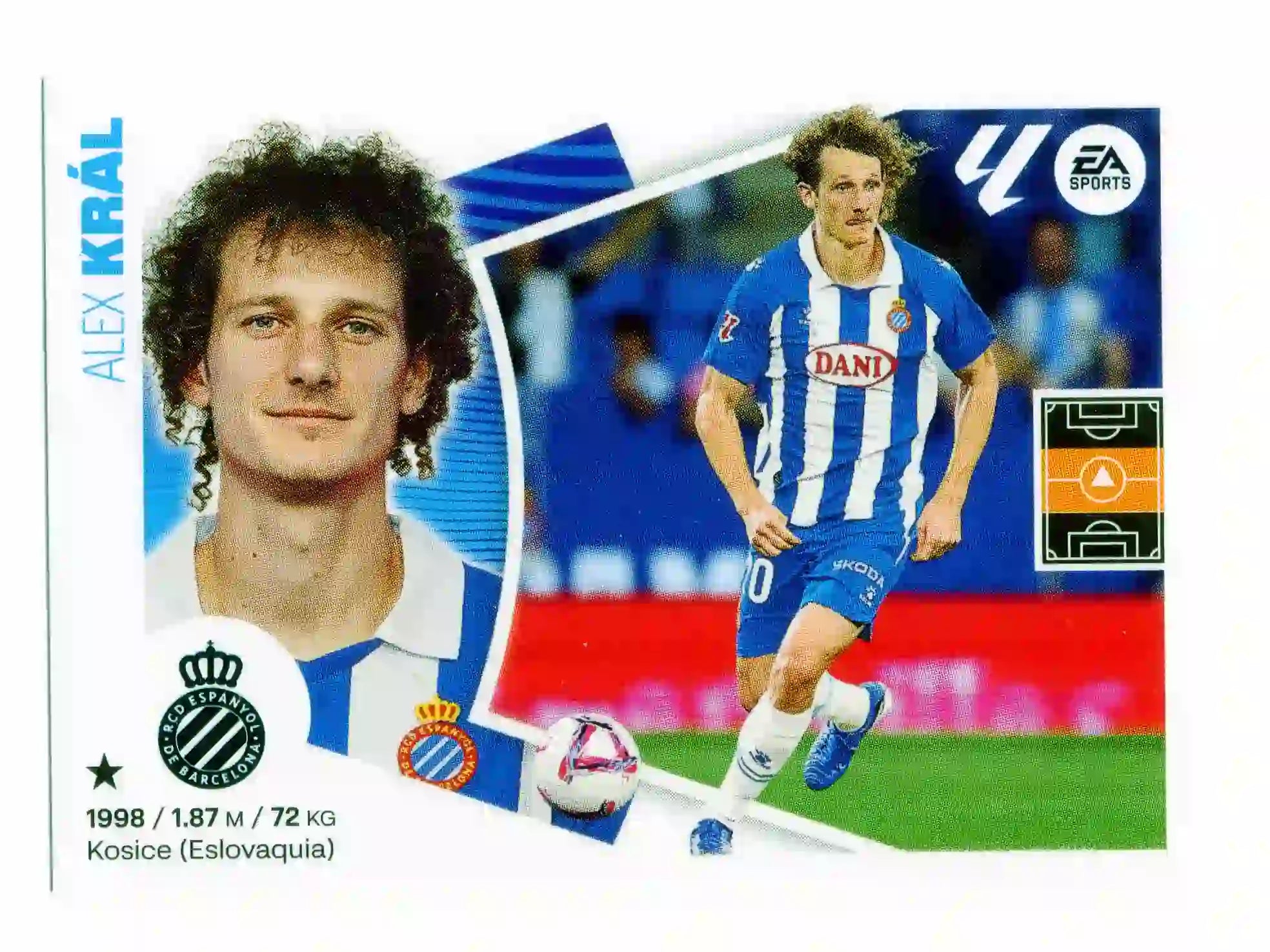 Liga Este-2024-25-Panini-Cromo Trading Card Fútbol- Kral-Espanyol-12-Básico