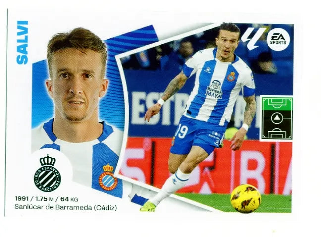 Liga Este-2024-25-Panini-Cromo Trading Card Fútbol- Salvi-Espanyol-17A-Básico