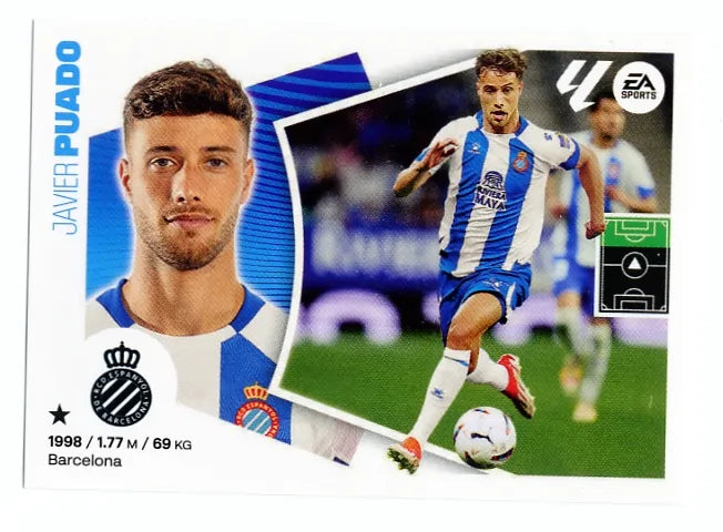 Liga Este-2024-25-Panini-Cromo Trading Card Fútbol- Puado-Espanyol-20-Básico