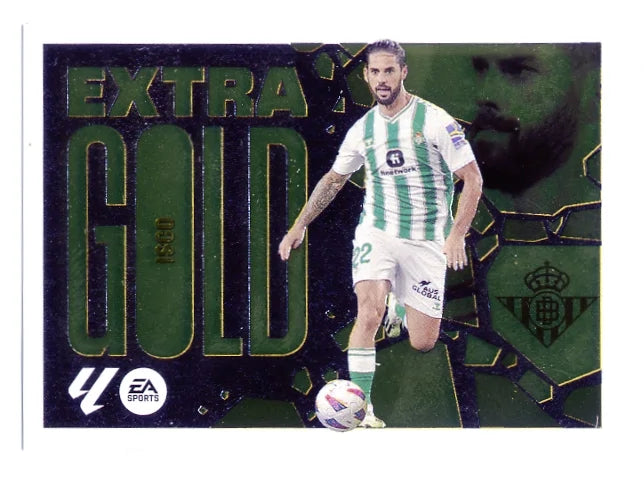 Liga Este-2024-25-Panini-Cromo Trading Card Fútbol- Isco - Betis-3-Extra Gold