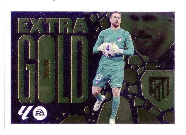 Liga Este-2024-25-Panini-Cromo Trading Card Fútbol- Oblak - Atl. de Madrid-6-Extra Gold
