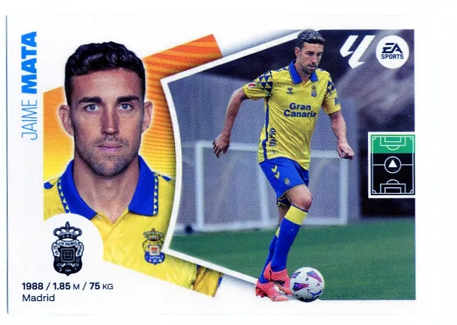Liga Este-2024-25-Panini-Cromo Trading Card Fútbol- Mata - Las Palmas-2-Últimos Fichajes