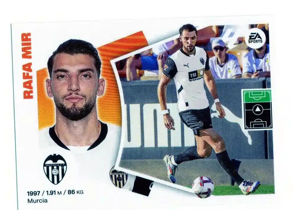 Liga Este-2024-25-Panini-Cromo Trading Card Fútbol- Rafa Mir - Valencia-4-Últimos Fichajes