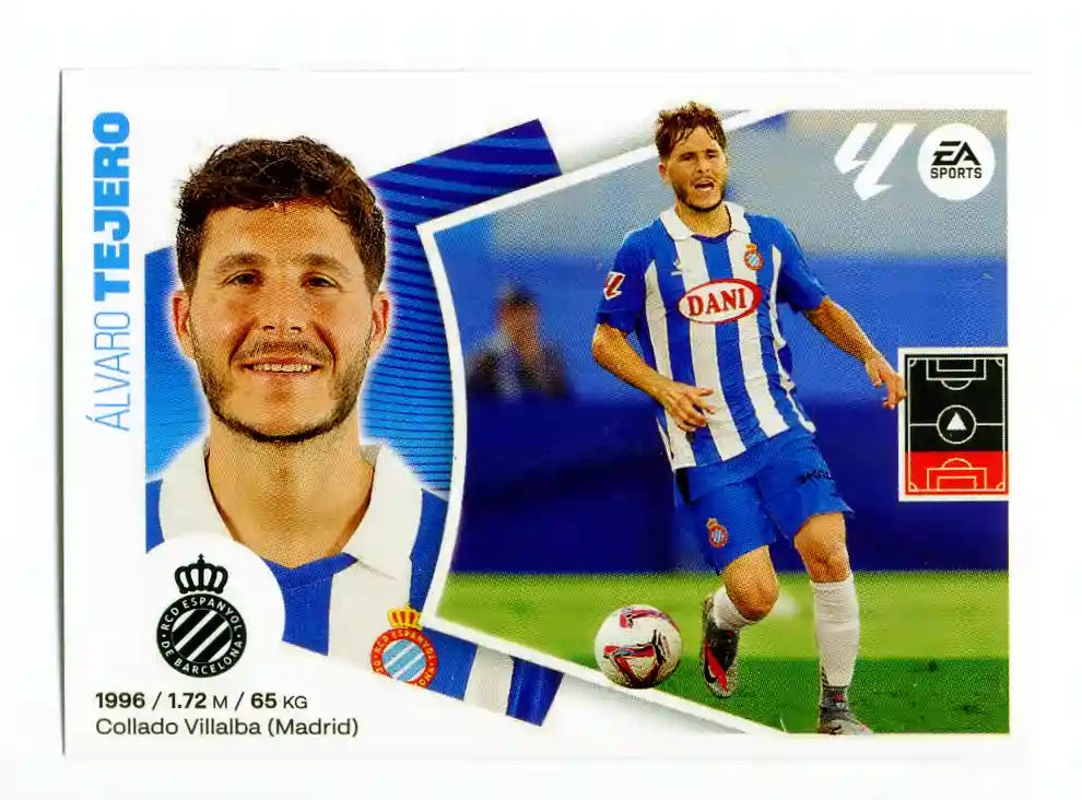 Liga Este-2024-25-Panini-Cromo Trading Card Fútbol- Tejero -Espanyol-7-Últimos Fichajes