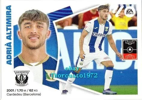 Liga Este-2024-25-Panini-Cromo Trading Card Fútbol- Adriá Altimira -Leganés-27-Últimos Fichajes
