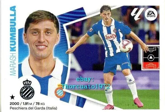 Liga Este-2024-25-Panini-Cromo Trading Card Fútbol- KUmbulla - Espanyol-34-Últimos Fichajes
