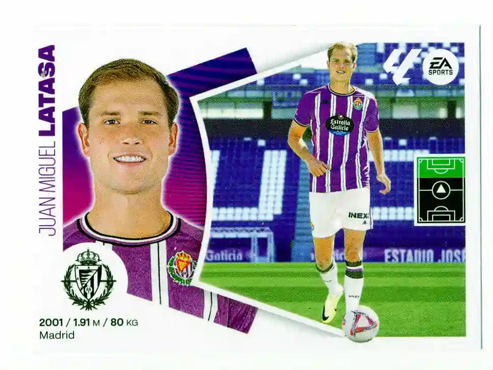 Liga Este-2024-25-Panini-Cromo Trading Card Fútbol- Latasa -Valladolid-35-Últimos Fichajes