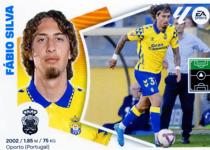 Liga Este-2024-25-Panini-Cromo Trading Card Fútbol- Fábio Silva -Las Palmas-55-Últimos Fichajes