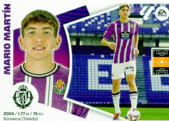 Liga Este-2024-25-Panini-Cromo Trading Card Fútbol- Mario Martín -Valladolid-57-Últimos Fichajes