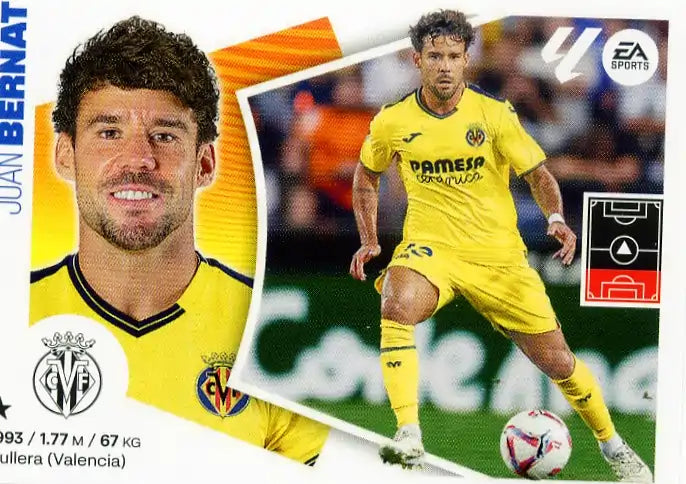 Liga Este-2024-25-Panini-Cromo Trading Card Fútbol- Bernat - Villarreal-60-Últimos Fichajes