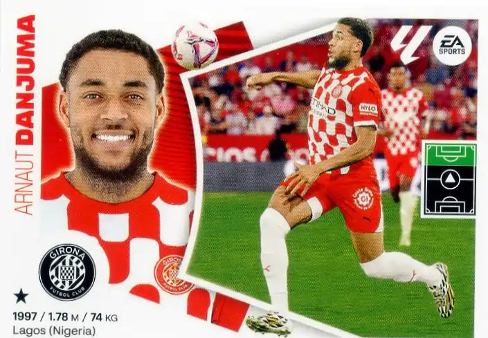 Liga Este-2024-25-Panini-Cromo Trading Card Fútbol- Danjuma - Girona-63-Últimos Fichajes