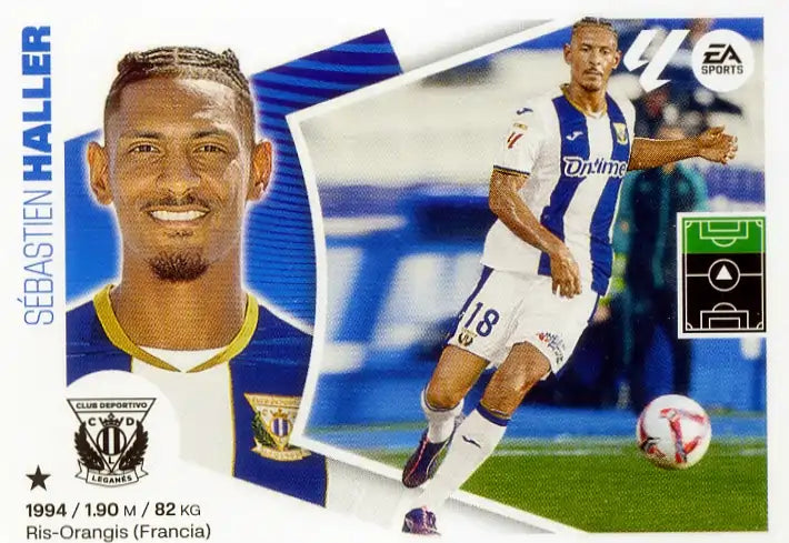 Liga Este-2024-25-Panini-Cromo Trading Card Fútbol- Haller -Leganés-66-Últimos Fichajes