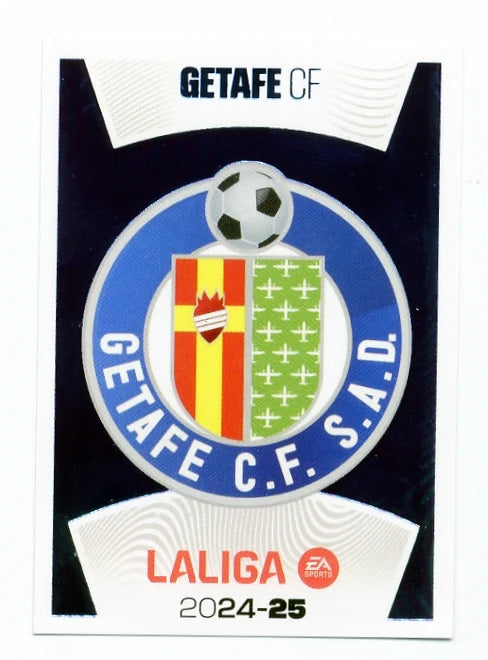 Liga Este-2024-25-Panini-Cromo Trading Card Fútbol- Escudo- Getafe-1-Básico