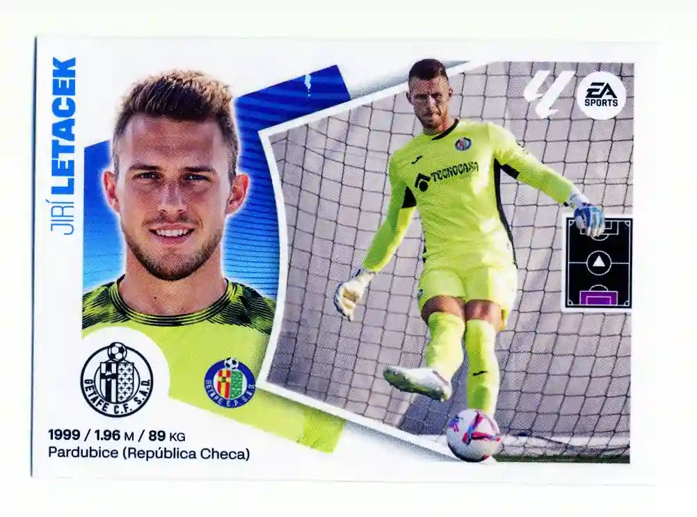 Liga Este-2024-25-Panini-Cromo Trading Card Fútbol- Letacek- Getafe-4-Básico