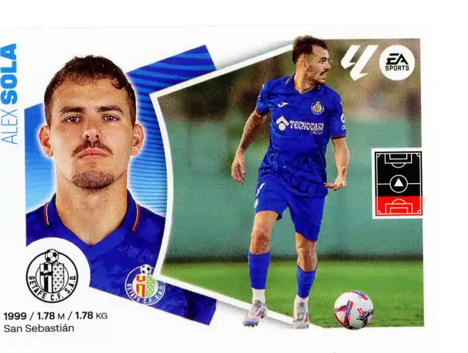 Liga Este-2024-25-Panini-Cromo Trading Card Fútbol- Sola- Getafe-5-Básico