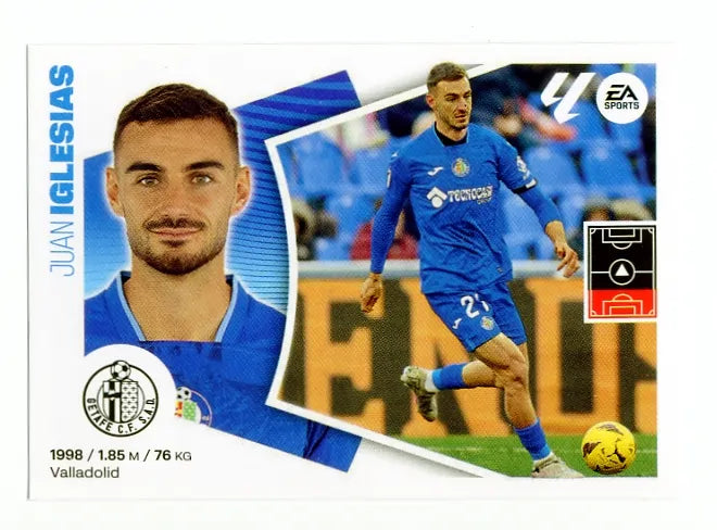 Liga Este-2024-25-Panini-Cromo Trading Card Fútbol- Iglesias- Getafe-6-Básico