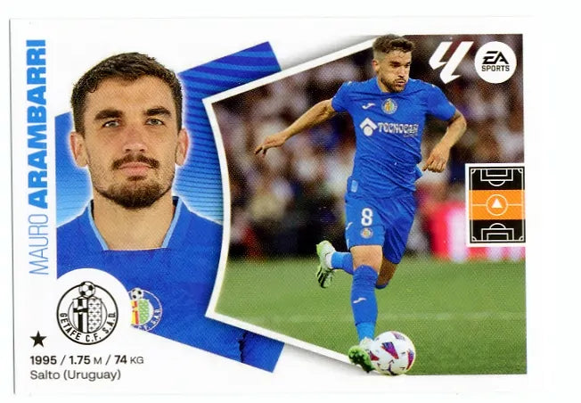 Liga Este-2024-25-Panini-Cromo Trading Card Fútbol- Arambarri- Getafe-12-Básico