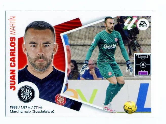 Liga Este-2024-25-Panini-Cromo Trading Card Fútbol- Juan Carlos- Girona-4-Básico