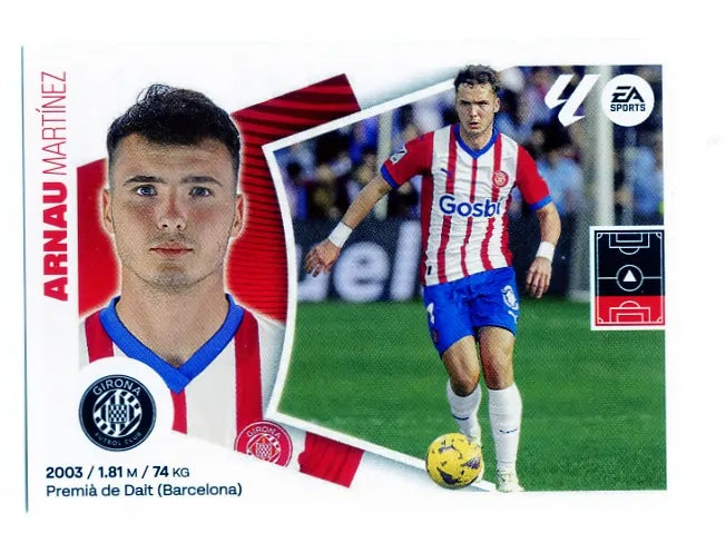 Liga Este-2024-25-Panini-Cromo Trading Card Fútbol- Arnau- Girona-5-Básico