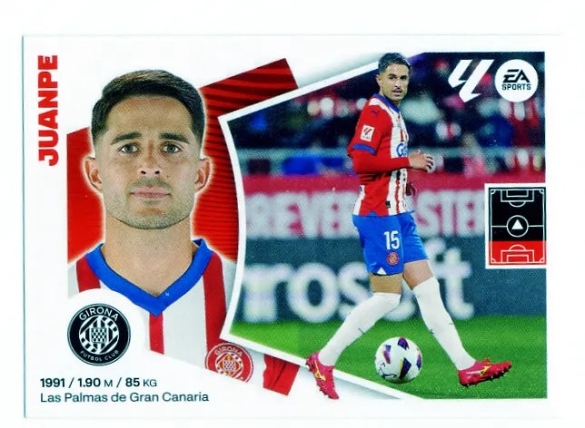 Liga Este-2024-25-Panini-Cromo Trading Card Fútbol- Juanpe- Girona-7A-Básico
