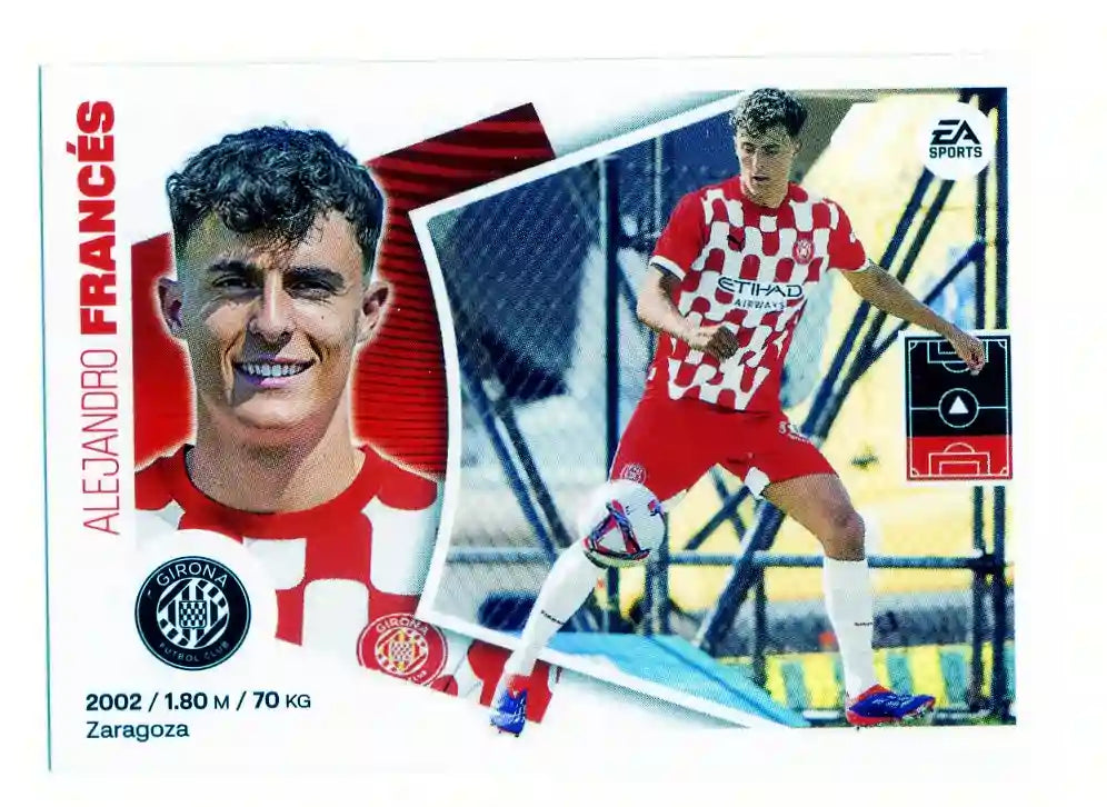 Liga Este-2024-25-Panini-Cromo Trading Card Fútbol- Francés- Girona-7B-Básico
