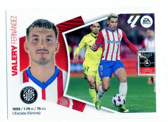 Liga Este-2024-25-Panini-Cromo Trading Card Fútbol- Valery- Girona-11-Básico