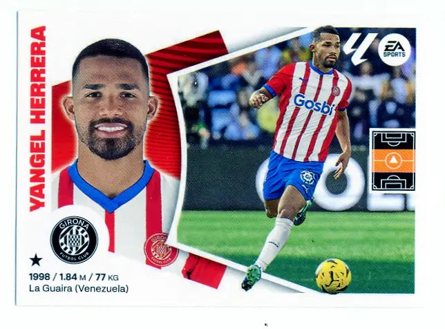 Liga Este-2024-25-Panini-Cromo Trading Card Fútbol-Yangel Herrera- Girona-12-Básico