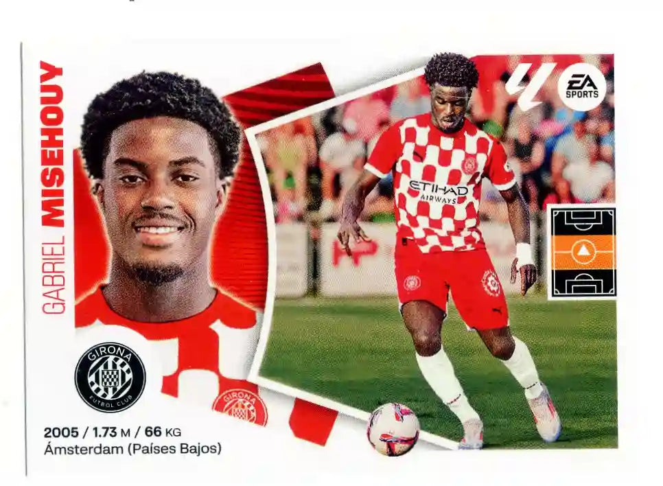 Liga Este-2024-25-Panini-Cromo Trading Card Fútbol- Misehouy- Girona-15-Básico