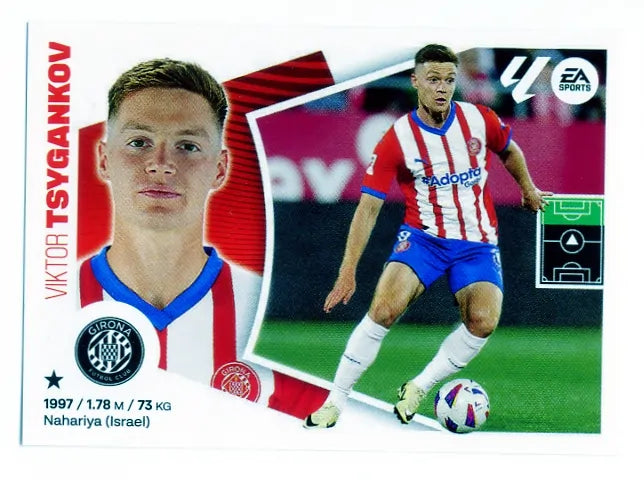 Liga Este-2024-25-Panini-Cromo Trading Card Fútbol- Tsygankov- Girona-16-Básico