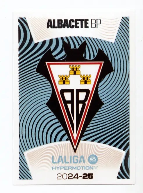 Liga Este-2024-25-Panini-Cromo Trading Card Fútbol- Albacete BP- Albacete-1-LALIGA Hypermotion