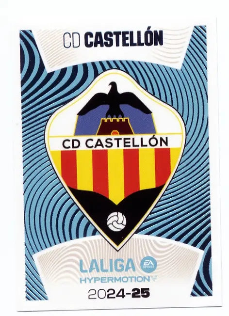 Liga Este-2024-25-Panini-Cromo Trading Card Fútbol- CD Castellón-Castellón-6-LALIGA Hypermotion