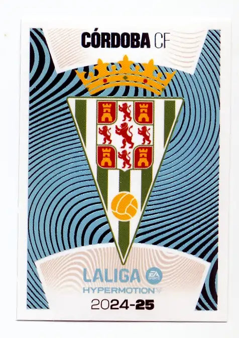 Liga Este-2024-25-Panini-Cromo Trading Card Fútbol- Córdoba CF- Córdoba-7-LALIGA Hypermotion