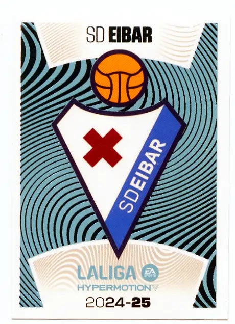 Liga Este-2024-25-Panini-Cromo Trading Card Fútbol- SD Eibar- Eibar-9-LALIGA Hypermotion