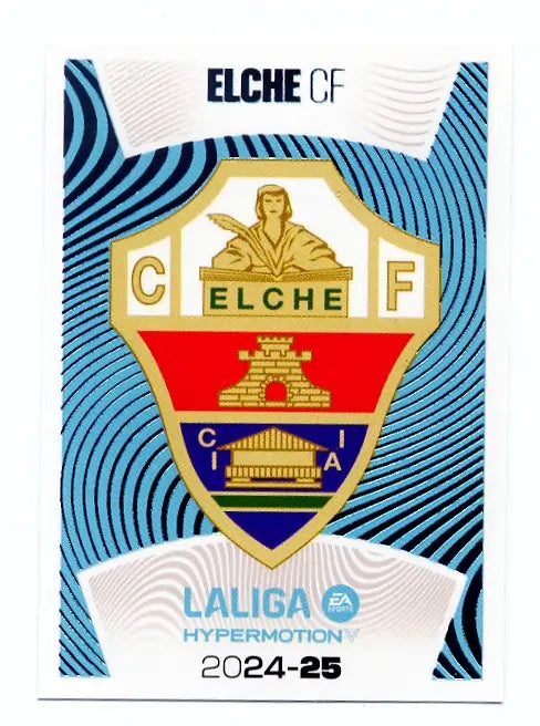 Liga Este-2024-25-Panini-Cromo Trading Card Fútbol- Elche CF- Elche-10-LALIGA Hypermotion