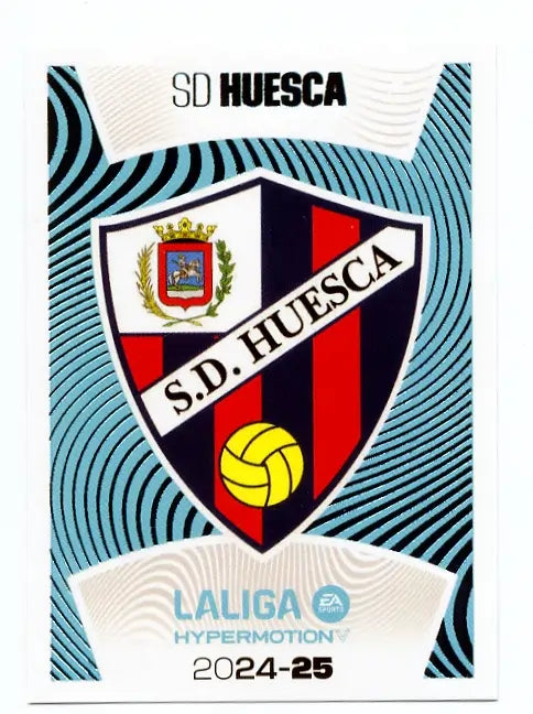 Liga Este-2024-25-Panini-Cromo Trading Card Fútbol- SD Huesca- Huesca-14-LALIGA Hypermotion