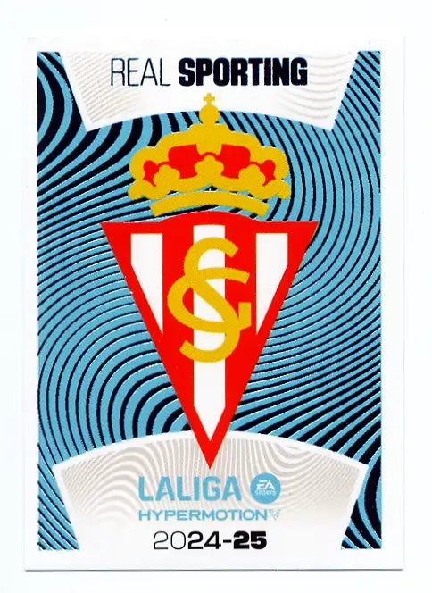 Liga Este-2024-25-Panini-Cromo Trading Card Fútbol- Real Sporting- Sporting-20-LALIGA Hypermotion
