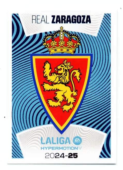 Liga Este-2024-25-Panini-Cromo Trading Card Fútbol- Real Zaragoza- Zaragoza-22-LALIGA Hypermotion