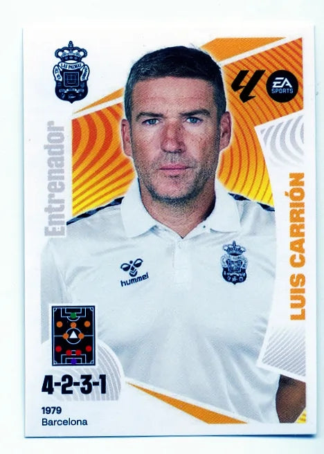 Liga Este-2024-25-Panini-Cromo Trading Card Fútbol- Luis Carrión -Las Palmas-2-Básico