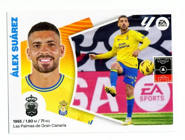 Liga Este-2024-25-Panini-Cromo Trading Card Fútbol- Álex Suárez-Las Palmas-6-Básico