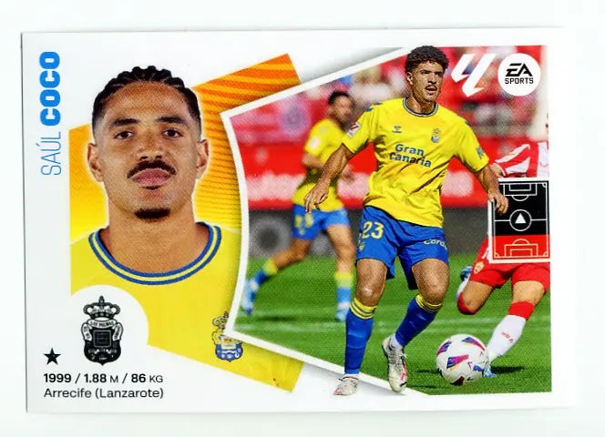 Liga Este-2024-25-Panini-Cromo Trading Card Fútbol- Coco-Las Palmas-7-Básico