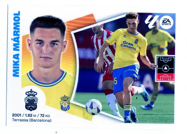 Liga Este-2024-25-Panini-Cromo Trading Card Fútbol- Mika Mármol-Las Palmas-8-Básico
