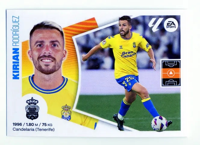 Liga Este-2024-25-Panini-Cromo Trading Card Fútbol- Kirian-Las Palmas-11-Básico
