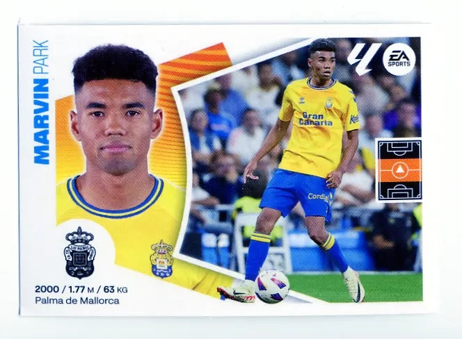 Liga Este-2024-25-Panini-Cromo Trading Card Fútbol- Marvin-Las Palmas-17-Básico