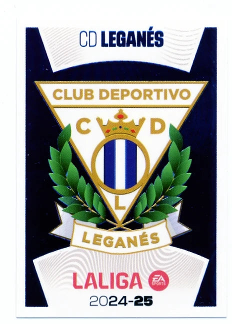 Liga Este-2024-25-Panini-Cromo Trading Card Fútbol- Escudo-Leganés-1-Básico